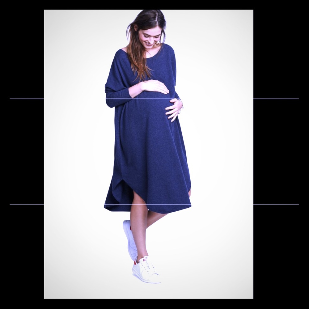 Hatch Cashmere Drape Dress
